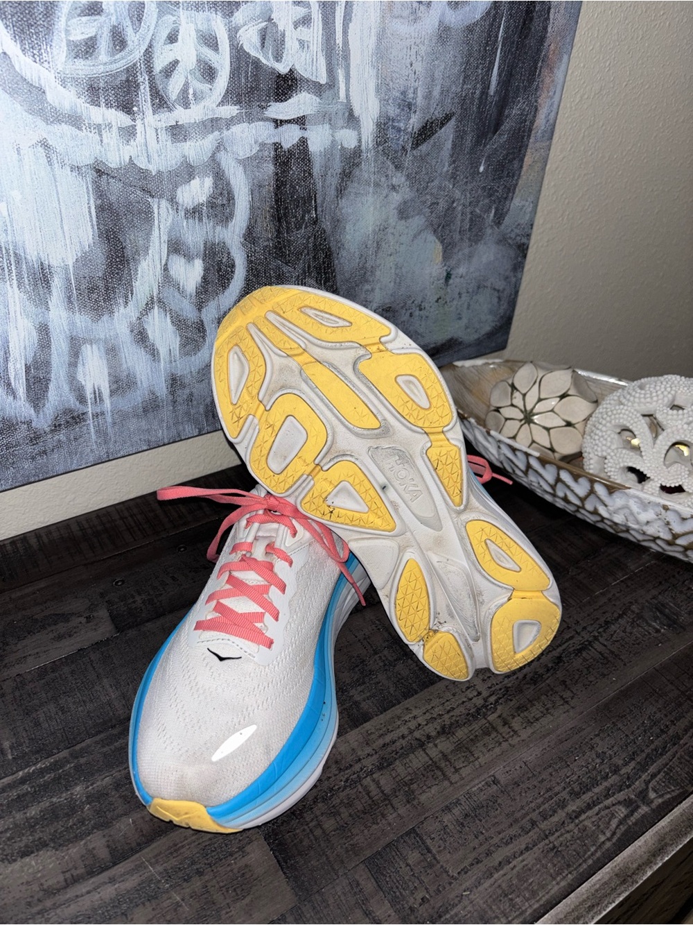 Hoka Bondi 8 running shoes WONENS SZ 10.5 - Picture 5 of 16